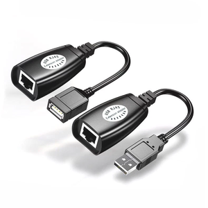 Câble d'extension <span class=keywords><strong>USB</strong></span> 2.0 vers RJ45 en plastique, longueur 50 m (150 pi) pour téléphone portable et ordinateur - Product Image 1