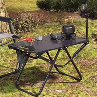 Table pliante d'extérieur style rétro, légère et portable, table de camping tactique multi-usage IGT, table à thé, mobilier d'extérieur