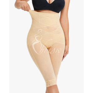 <span class=keywords><strong>Taille</strong></span> <span class=keywords><strong>haute</strong></span> <span class=keywords><strong>dentelle</strong></span> garniture maille transparente Shaper pantalon contrôle culotte Shorts bout à bout Shapewear <span class=keywords><strong>Shorty</strong></span> <span class=keywords><strong>taille</strong></span> formateur sécurité court - Product Image 2