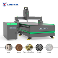 XUNKE bois cnc routeur coupe gravure machine pvc acrylique plexiglas ACP cnc routeur machine 4 * 8ft prix