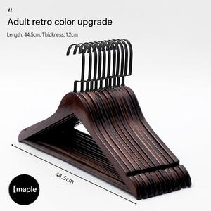 Cintres en bois personnalisés pour magasins de vêtements, cintres pour vêtements, costumes, manteaux, robes, Perchas De Madera, Cintre Vêtement Personnalisé - Product Image 6