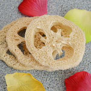 Portable Natural Loofah Soap Tray with Modern Design Plant Fiber Loofah Slices and Draining <b>Rack</b> - Product Image 5