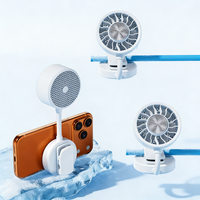 Ventilateur portatif multifonctionnel 2000mAh 7W haute puissance, mini ventilateur portatif pour extérieur et intérieur, ventilateur de refroidissement portable