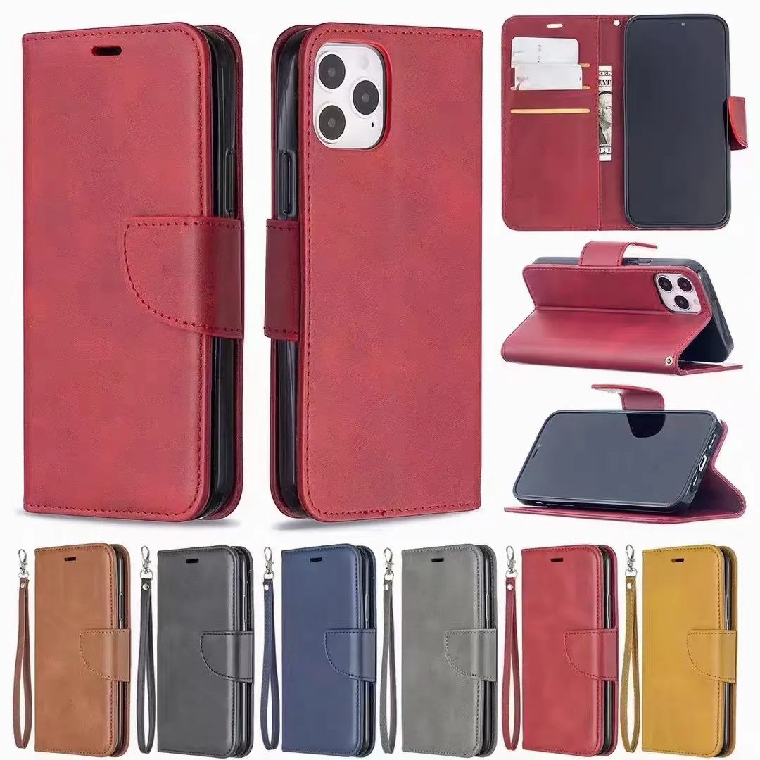 Custodie per telefoni di design custodia a portafoglio in pelle PU per cellulare di moda di lusso per Apple iPhone 6 7 8 X XR XS 11 12 13 14 Pro Max