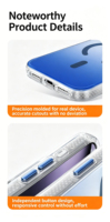 Funda Magnética Antihuellas y Antigolpes de TPU+PC Esmerilado Degradado de Lujo Personalizada de Fábrica para Teléfono 17 Pro Max/18/18 Fold