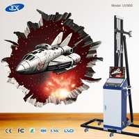 Imprimante d'art mural vertical |   Portable 5 ㎡ Machine à peinture murale UV pour la décoration intérieure et extérieure de la maison