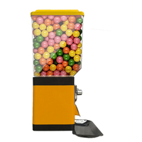 Distributeur de bonbons amusant de table, distributeur automatique de bonbons à monnayeur avec boîte à monnaie et capacité de 150 à 300 pièces, à vendre