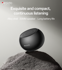 Yesido 3W bt5.0 TWS kết nối 35mm loa dài tuổi thọ pin Hợp kim nhôm Mini BT loa không dây ysw33 - Product Image 2