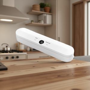 Sellador <span class=keywords><strong>de</strong></span> Alimentos al Vacío Transfronterizo Mini Automático para Cocina Doméstica, para Alimentos Secos y Húmedos, Succión <span class=keywords><strong>de</strong></span> 60Kpa, Sellado <span class=keywords><strong>de</strong></span> Bolsas <span class=keywords><strong>de</strong></span> 28cm <span class=keywords><strong>de</strong></span> Largo, Multibolsas, <span class=keywords><strong>Trabajo</strong></span> Eficiente - Product Image 1