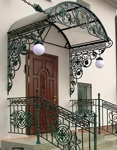 Wrought sắt tán thép tán cửa sổ mái hiên - Product Image 2