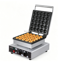 Machine à gaufres et muffins professionnelle à double plaque 25 trous, vente directe usine