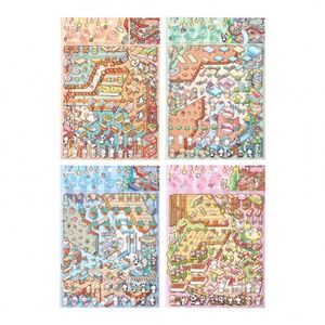 Pegatina 3D de PVC hecha a mano, tamaño grande, escena tridimensional para decoración DIY de casa completa, paisaje cálido y acogedor para álbumes de recortes. - Product Image 5