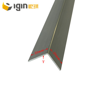 Perfil de Aluminio en Ángulo Yijing de 20 mm, Forma de L, Ángulo Igual, para Muro Cortina, Uso Industrial - Product Image 2
