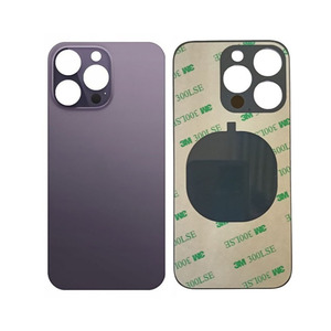 เคสหลังโทรศัพท์มือถือสำหรับ iPhone 14 13 12 11 Pro Max XR XS SE 8 ฝาหลังกระจกแบบรูใหญ่ อะไหล่เปลี่ยนฝาหลังโทรศัพท์มือถือ - Product Image 3