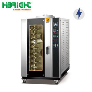 Rôtissoire commerciale équipement de restauration professionnel <span class=keywords><strong>four</strong></span> électrique <span class=keywords><strong>triphasé</strong></span> 380V 10 plateaux électrique à convection - Product Image 2