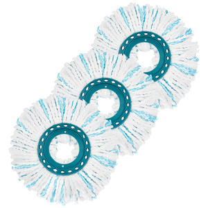 Meilleure vente de vadrouille de remplacement compatible avec le système de vadrouille à disque Clean Twist de <span class=keywords><strong>Leifheit</strong></span> 360 Spin Magic Mop pour tous les types de sols - Product Image 6