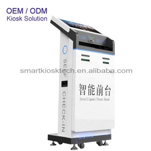 Kiosque à écran tactile 19 pouces 21.5 pouces borne libre-service 64 clavier A4 kiosque d'impression papier - Product Image 5