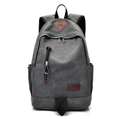 Модный трендовый рюкзак для мужчин, повседневная холщовая Удобная дорожная ретро-сумка для учеников Старшей школы, дорожная сумка для альпинизма