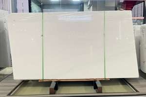 Dalles de marbre blanc Opal Vietnam Centurymosaic, dalles de pierre naturelle polies pour cuisine et salon modernes - Product Image 6