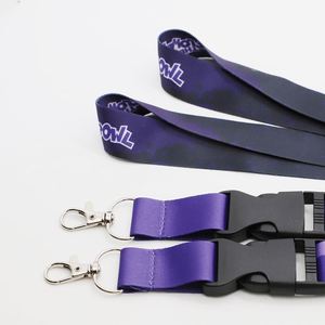 Custom Logo Football Fan Souvenir Keychain Lanyard Polyester Neck Strap Detachable Buckle Sports Event ID Card Holder Lanyard - Product Image 4