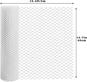 Grillage à mailles blanches pour volière, pigeonnier, cage à oiseaux, enclos - Product Image 2