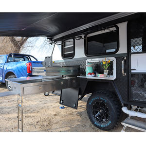 Caravanig Products Blackseriescaravan <span class=keywords><strong>Caravane</strong></span> <span class=keywords><strong>amphibie</strong></span> abordable Fl14 Ventes Photo Royaume-Uni Remorque de camping-car tout-terrain 8 pieds PT-13 - Product Image 6