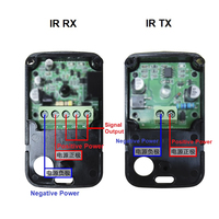 Fotocélula infrarroja única inalámbrica AC/para Sensor detector de puerta automática para puerta corredera Ventas directas de fábrica