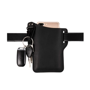 Leder holster Leder Handy hülle Ledersc heide mit Gürtels ch laufen für Handy - Product Image 2
