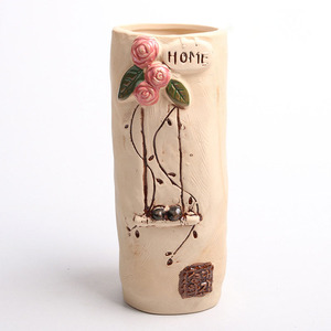 Vaso per Piante in Ceramica di Lusso Stile Retrò, Supporto per Fiori e Piante Grasse da Tavolo e Pavimento, Design Moderno ed Ecologico - Product Image 5