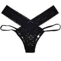 Sous-vêtements pour femmes de haute qualité, taille basse, tanga sexy, hipster, dentelle transparente, culottes string pour femmes