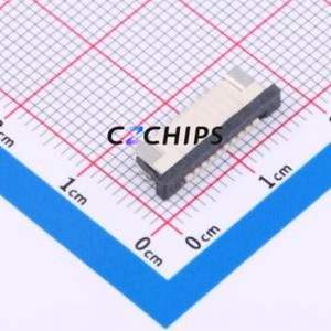 FPC-1.0AX-9PWCR-H25 FFC/FPC Connector SMD,P=1mm,Horizontal Mount Connector Drawer Type Bottom Contact 9P 1mm - Product Image 1