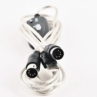 Câble USB MIDI blindé tressé de qualité supérieure, 5 mm d'épaisseur extérieure, pour batterie électronique, clavier MIDI, piano numérique - Vente directe usine