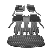 Vente chaude Double couche avec tapis de bobine en cuir 7D tapis de sol de voiture antidérapant utilisé pour toyota Previa/Estima acr30 acr50