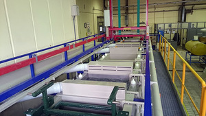 Station de traitement des eaux usées d'électrolyse haute capacité pour usines de fabrication avec PLC et boîte de vitesses - Product Image 2