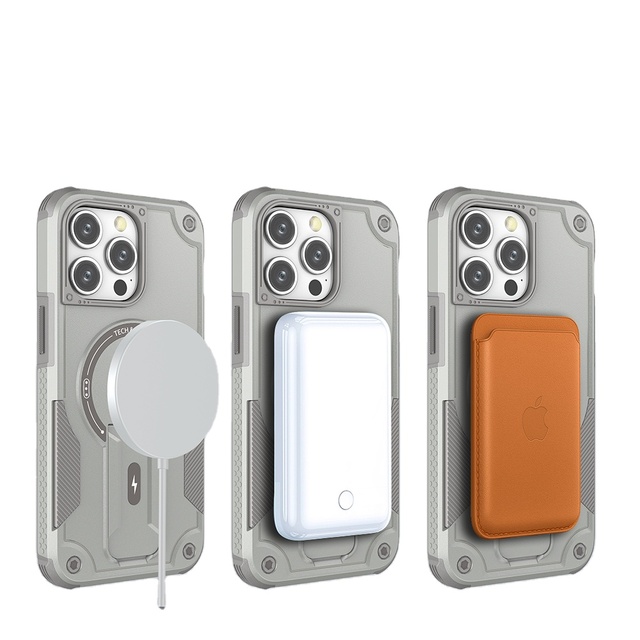 Wholesale Custom PC Phone Protective Case with Magnetic Stand Personalized Kickstand Mobile Phone Case