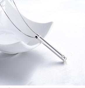 Urna cremazione Memorial Monili Dell'argento Sterlina 925 di Goccia Del Pendente Della Collana per Le Ceneri - Product Image 4