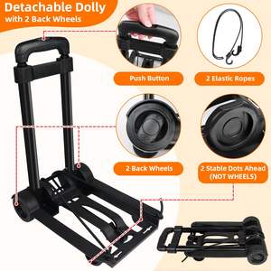 Maletín rodante multifuncional con compartimento acolchado para ordenador portátil, bolso de mano con ruedas para profesores para enseñanza y oficina - Product Image 5