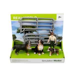 Collection de <span class=keywords><strong>mini</strong></span> chiens en plastique, animaux de ferme, modèle pour enfants - Product Image 1
