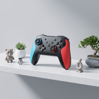 Manette de jeu vidéo sans fil GAMINJA BT 4.0 pour Nintendo Switch/ PC/ P3/ Android, utilise un joystick et une manette de jeu