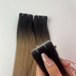 <span class=keywords><strong>Extension</strong></span> di <span class=keywords><strong>Capelli</strong></span> <span class=keywords><strong>Veri</strong></span> Europei Naturali Vergini Remy Russi con Nastro Invisibile - Product Image 5