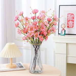 Arreglo de Flores Artificiales, Flores de Seda Mixtas Hechas a Mano, Estilo Moderno para Decoración de Sala de Estar y Bodas - Product Image 3