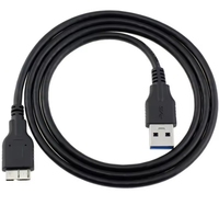 Grosir kabel perpanjangan Data USB 3.0 AM ke mikro USB 3.0 hitam kabel USB A Male ke mikro B kabel USB untuk hard disk drive