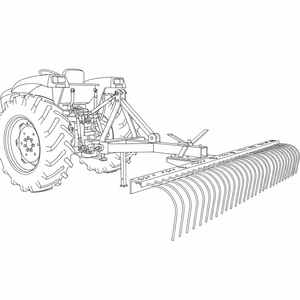 คราดไฮดรอลิก <span class=keywords><strong>ATK</strong></span> สำหรับรถแทรกเตอร์ แบบ 3 จุด สำหรับงานเกษตร ใช้กับเกียร์ สำหรับปรับระดับดิน กำจัดหิน งานหนัก รับประกัน 1 ปี - Product Image 2