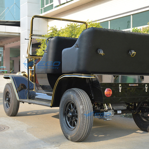 Auto Clásico Eléctrico Vintage Negro Elegante de 5 Plazas, Vehículo Retro Turístico, Auto Clásico Eléctrico en Venta - Product Image 6
