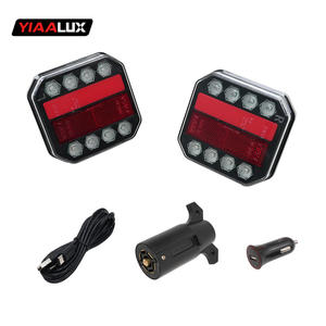 La <span class=keywords><strong>plaque</strong></span> d'<span class=keywords><strong>immatriculation</strong></span> magnétique de clignotant de queue de 12V a mené les lumières sans fil de <span class=keywords><strong>remorque</strong></span> - Product Image 1