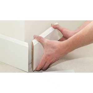 Plinthes décoratives intérieures en bois de pin de conception moderne, vente chaude, pour la maison, l'hôtel, en MDF avec apprêt en gesso - Product Image 6