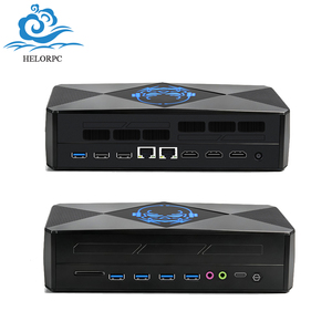 Mini PC de jeu HelorPC, processeur I9 12950HX de 14e génération, 2 LAN, 2 96G DDR5, 7 USB 3, HDMI 2.0 et 1 Type C, WIN 11, ordinateur Linux - Product Image 1