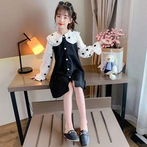 เสื้อผ้าเด็กขายส่ง เสื้อเชิ้ตเด็ก ชุดเดรสยาวสำหรับเด็กผู้หญิง - Product Image 2