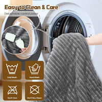 Manta Térmica Eléctrica Lavable de Sherpa y Franela, Calentamiento Rápido, para Hogar, Oficina, Camping, Proveedor Personalizado