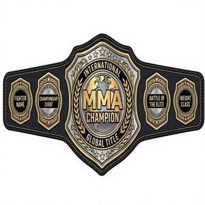 เข็มขัดแชมป์โลกศิลปะการต่อสู้แบบผสมผสาน (MMA) ระดับมืออาชีพ สำหรับนักสู้มืออาชีพ ขนาดผู้ใหญ่ - Product Image 3